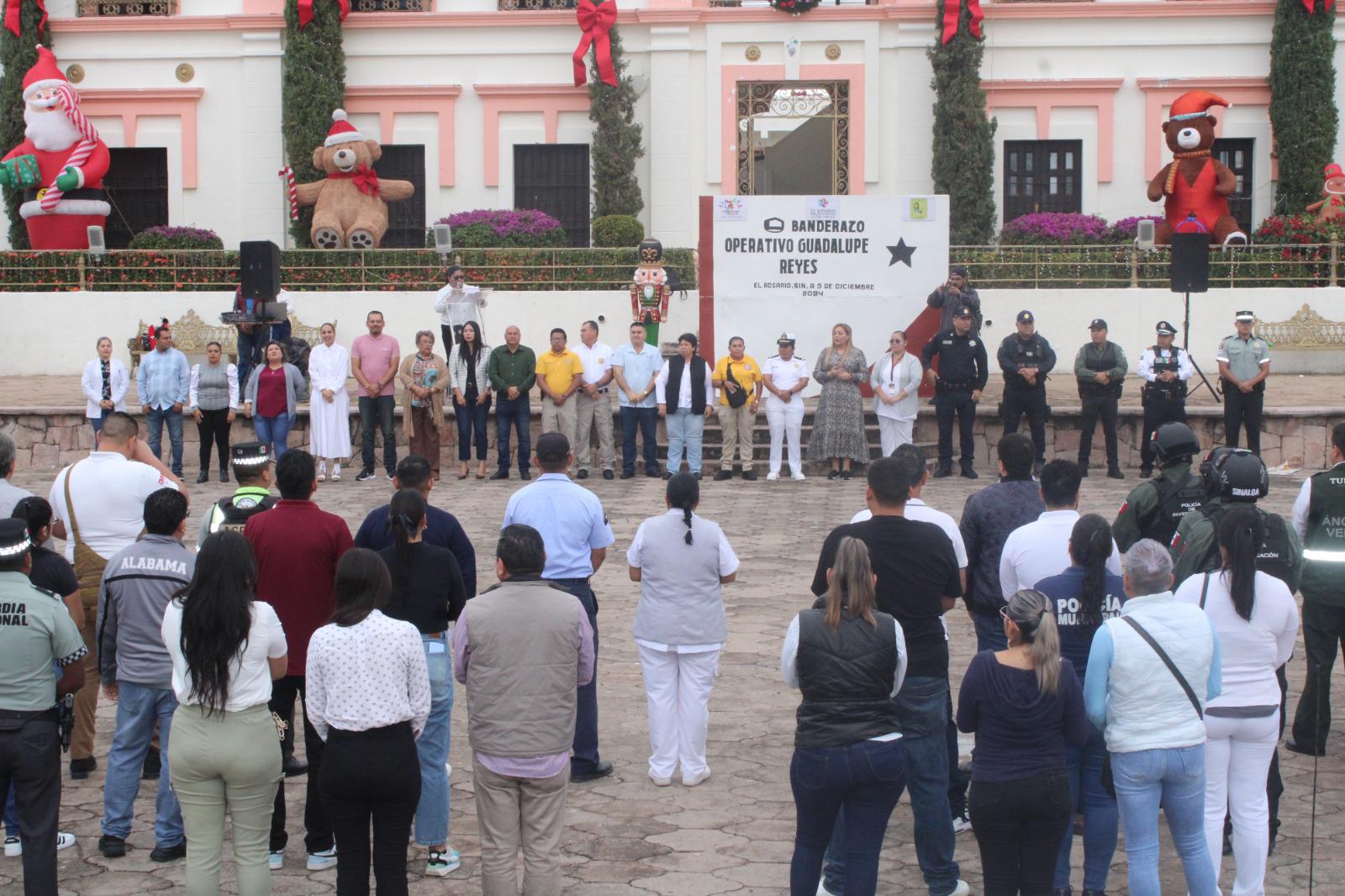 $!Autoridades dan banderazo de inicio de operativo Guadalupe-Reyes en Rosario