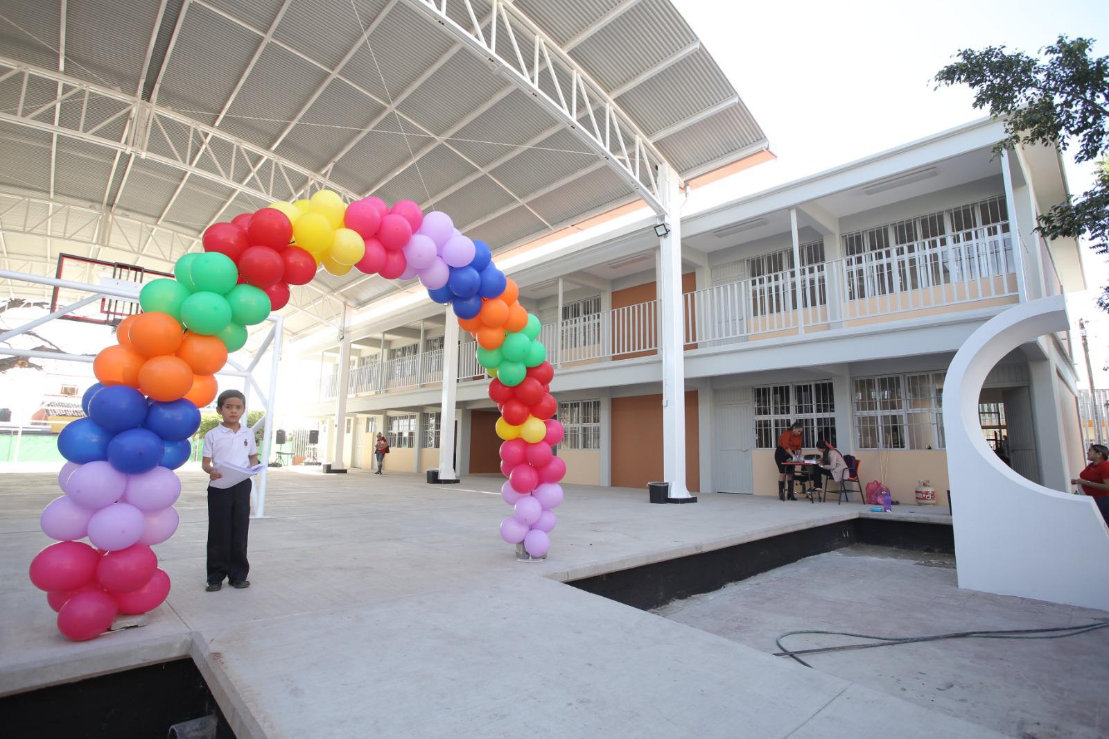 $!Estrenan el nuevo edificio de la Primaria Sixto Osuna en Villa Unión, pero sin luz