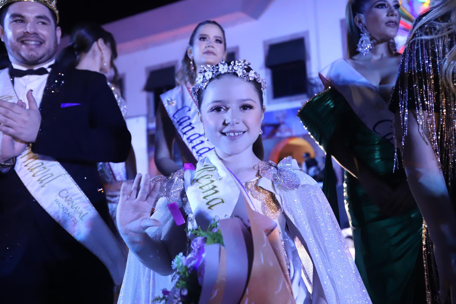 $!María Paula Velarde, Reina Infantil del Carnaval 2024.