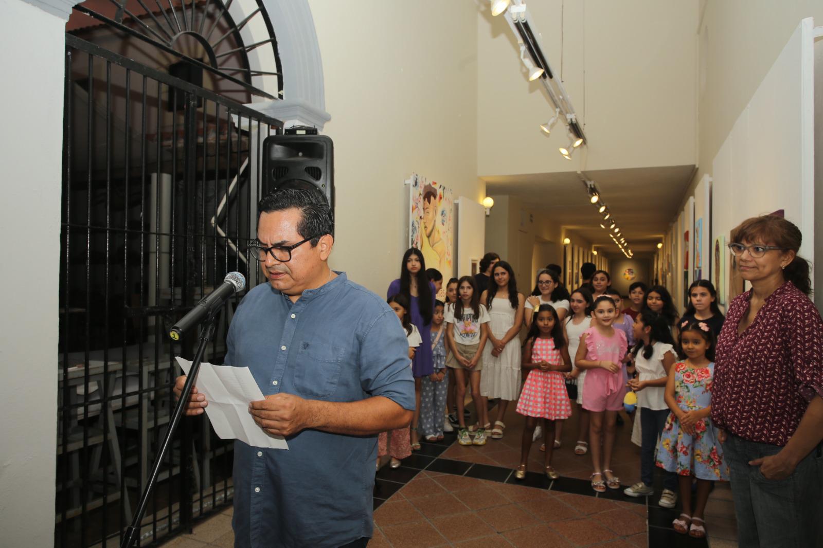 $!El profesor Manuel V. Carlock expresó unas palabras en la inauguración del evento.