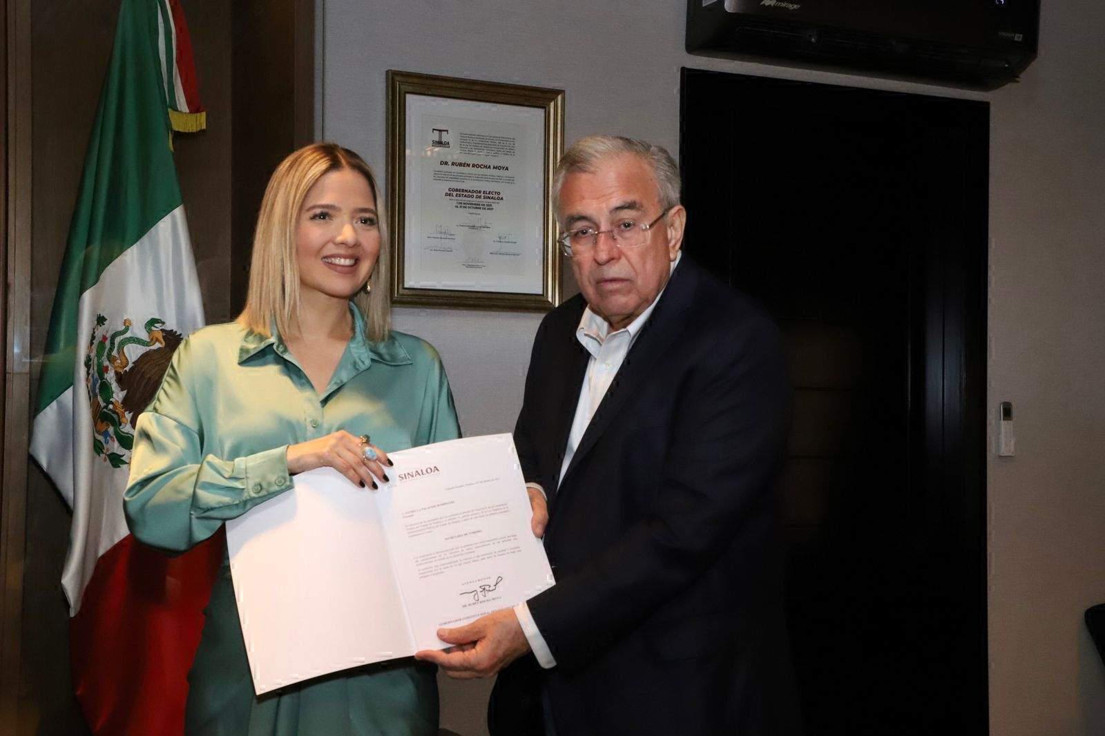 $!El 7 de febrero de 2023, el Gobernador Rubén Rocha Moya nombró a Estrella Palacios Domínguez, como nueva titular de la Secretaría de Turismo de Sinaloa.