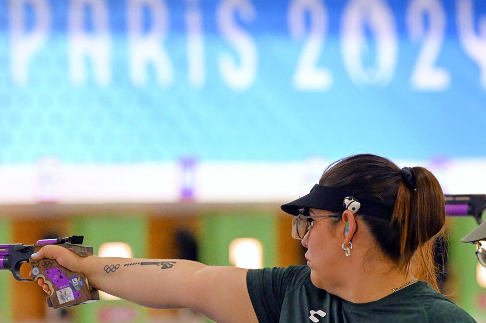 $!Alejandra Zavala queda fuera de la final olímpica de pistola 25 metros