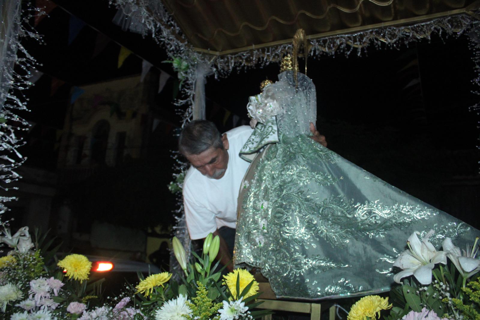 $!Rodolfo mantiene desde hace 50 años la promesa de ‘amarrar’ a la Virgen de Loreto en Cacalotán