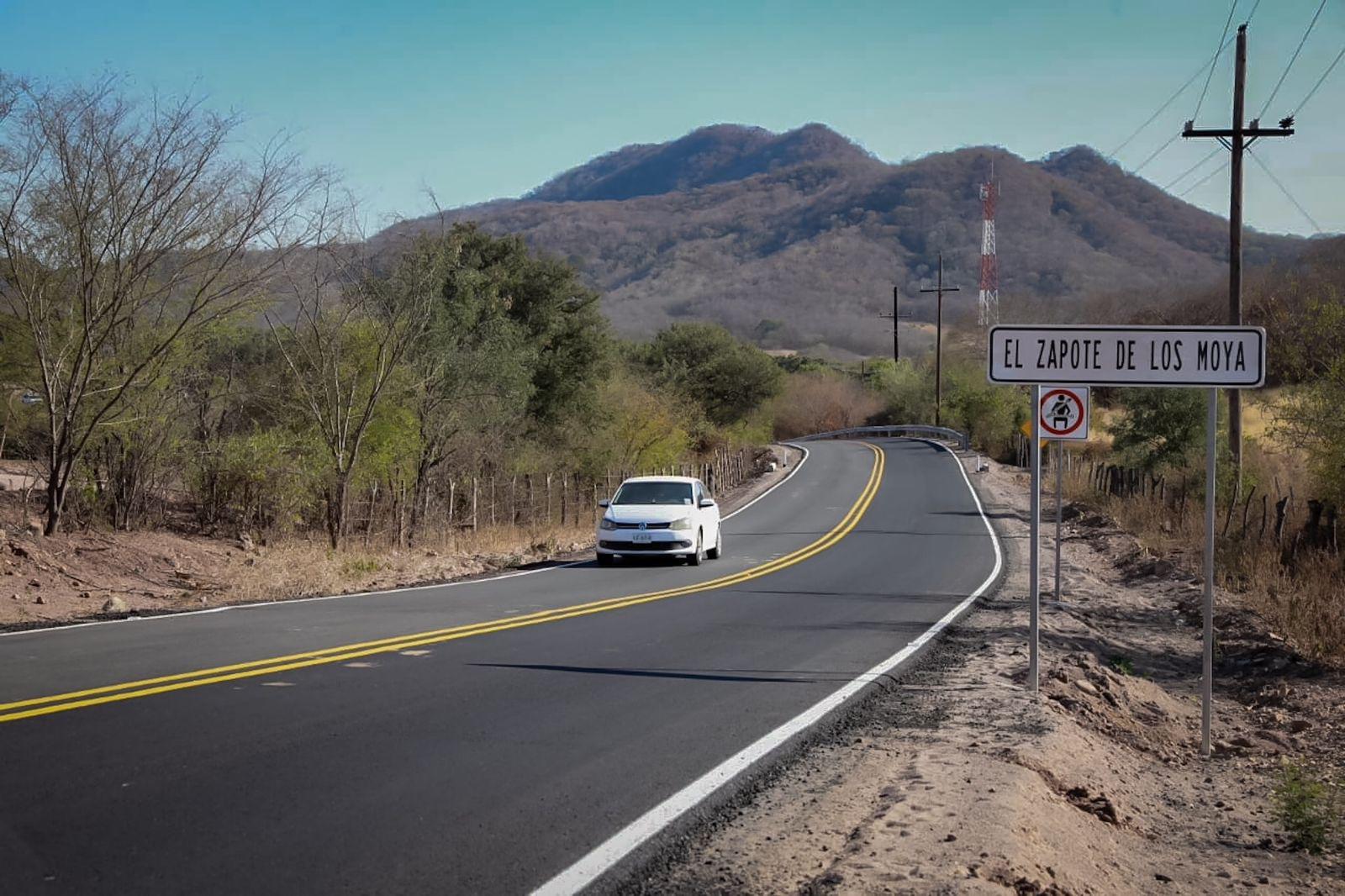 $!Inaugura Rocha Moya carretera de El Limón a El Zapote de Los Moya, en Mocorito