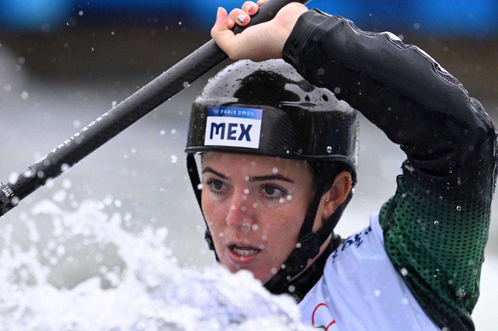 $!Sofía Reinoso es eliminada en canotaje slalom de París 2024