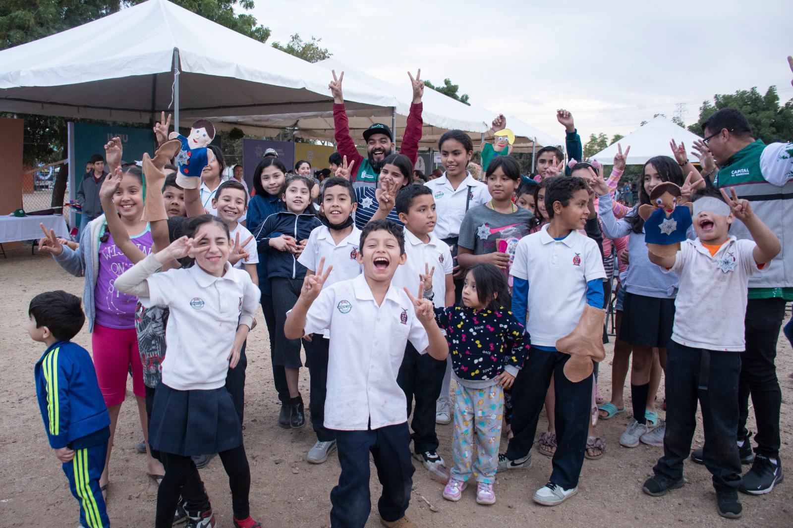 $!Participa Imdec con juegos recreativos en el programa Construyamos la Paz