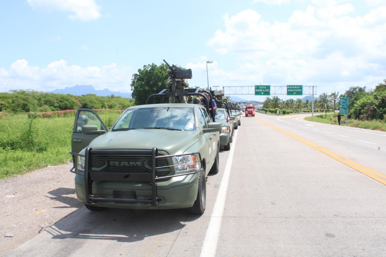 $!Arriban a Sinaloa 600 elementos del Ejército para reforzar la seguridad