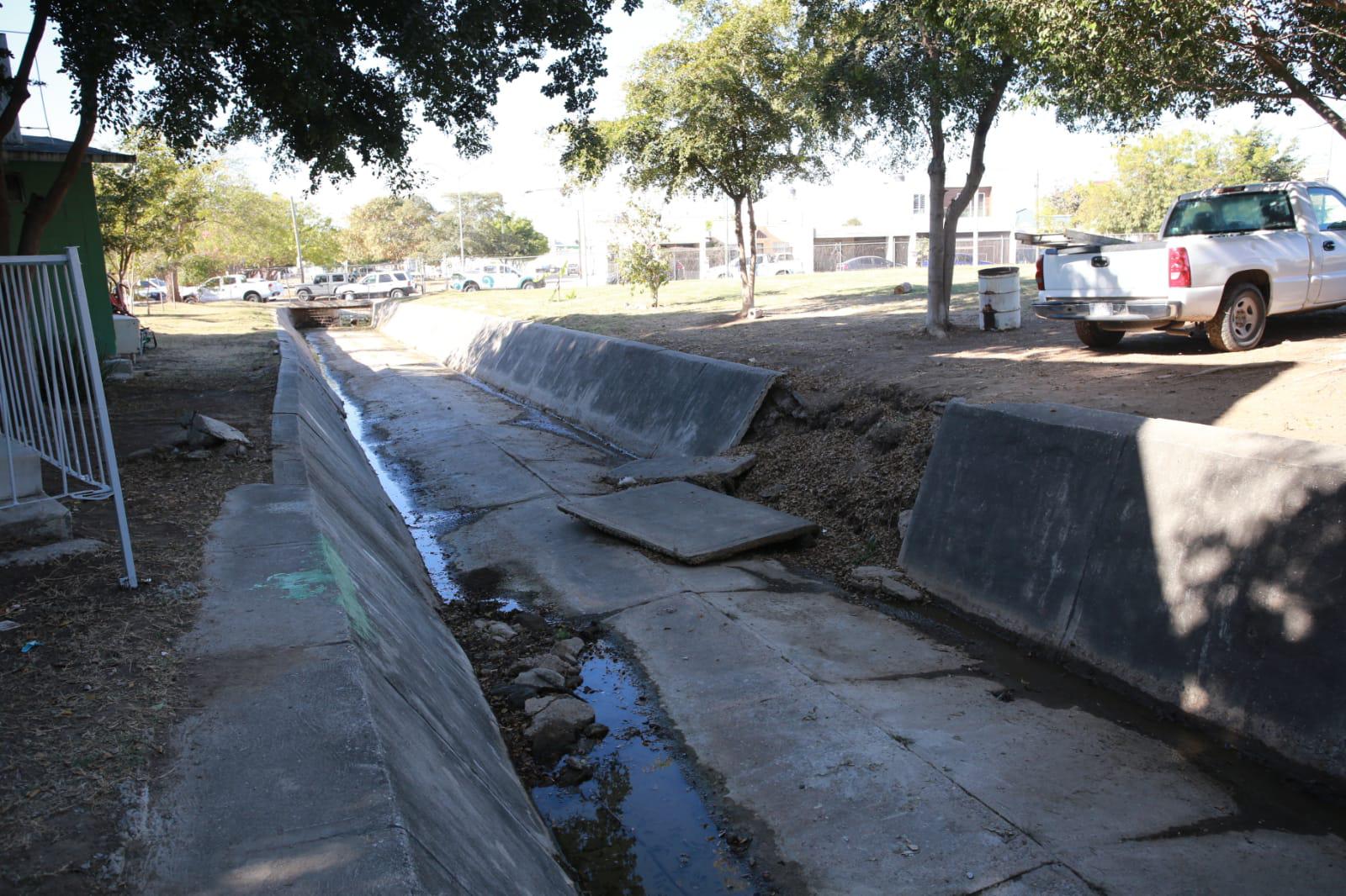 $!Pide Cobaes 95 reparar el canal pluvial de Las Mañanitas