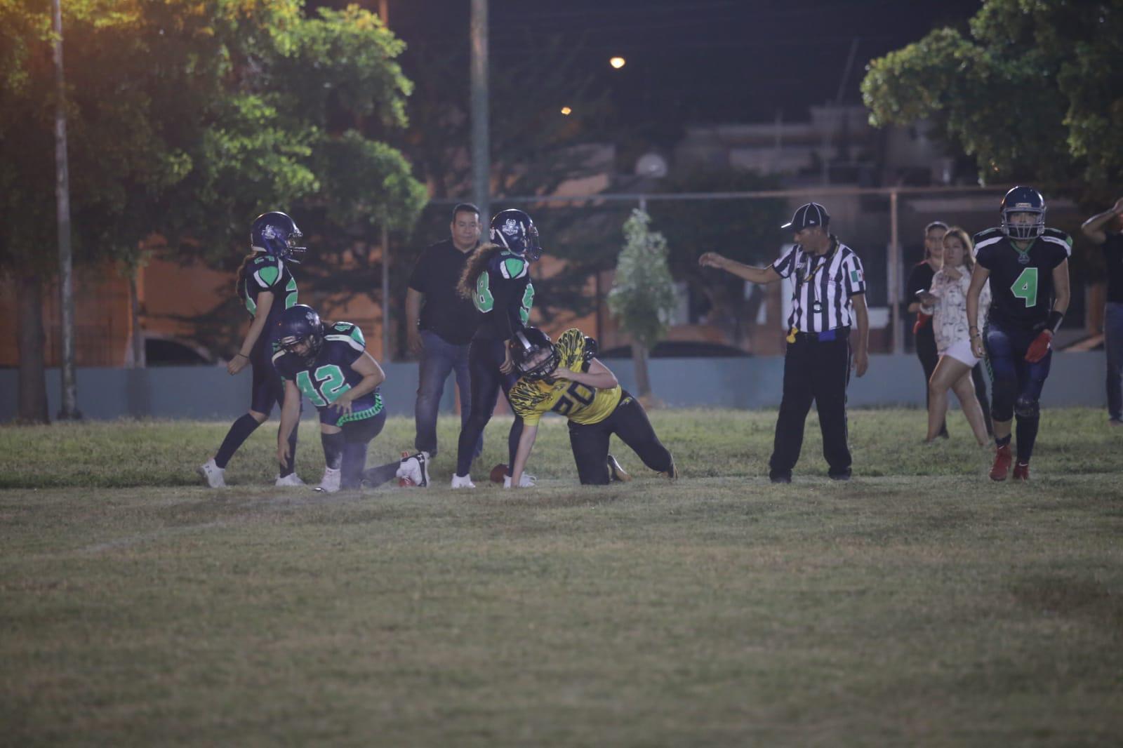 $!Cierra Halcones con victoria el rol regular de Futbol Americano Femenil