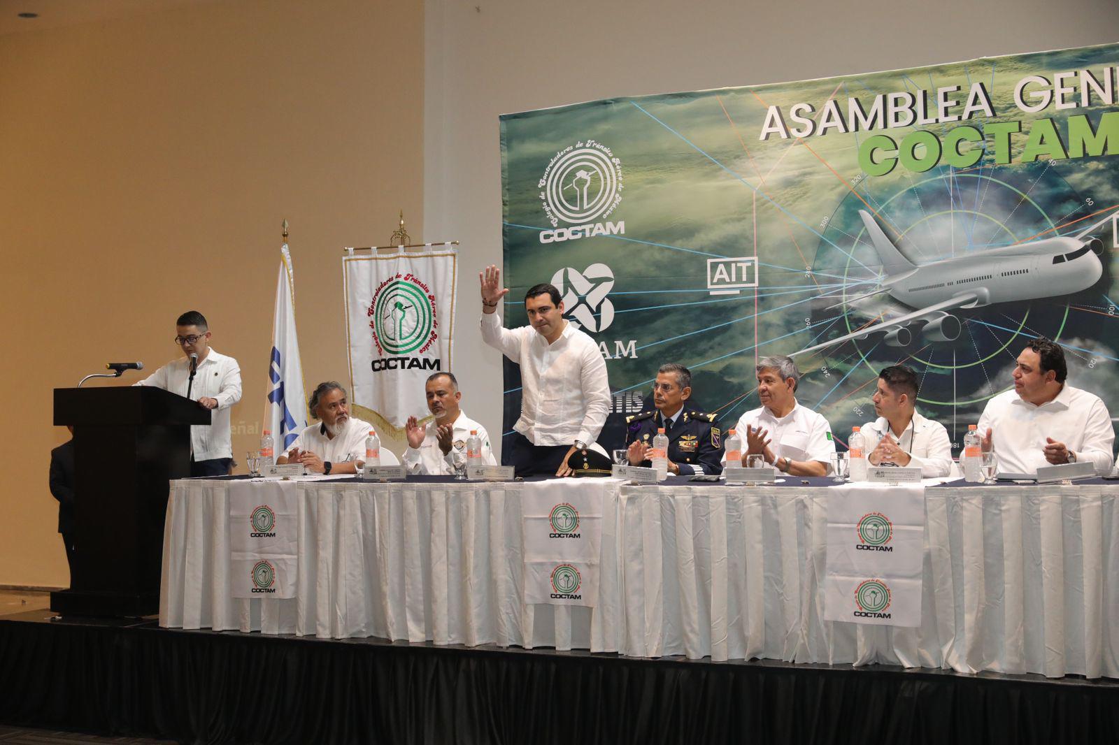 $!Es Mazatlán sede de la asamblea del Colegio de Controladores de Tránsito Aéreo de México