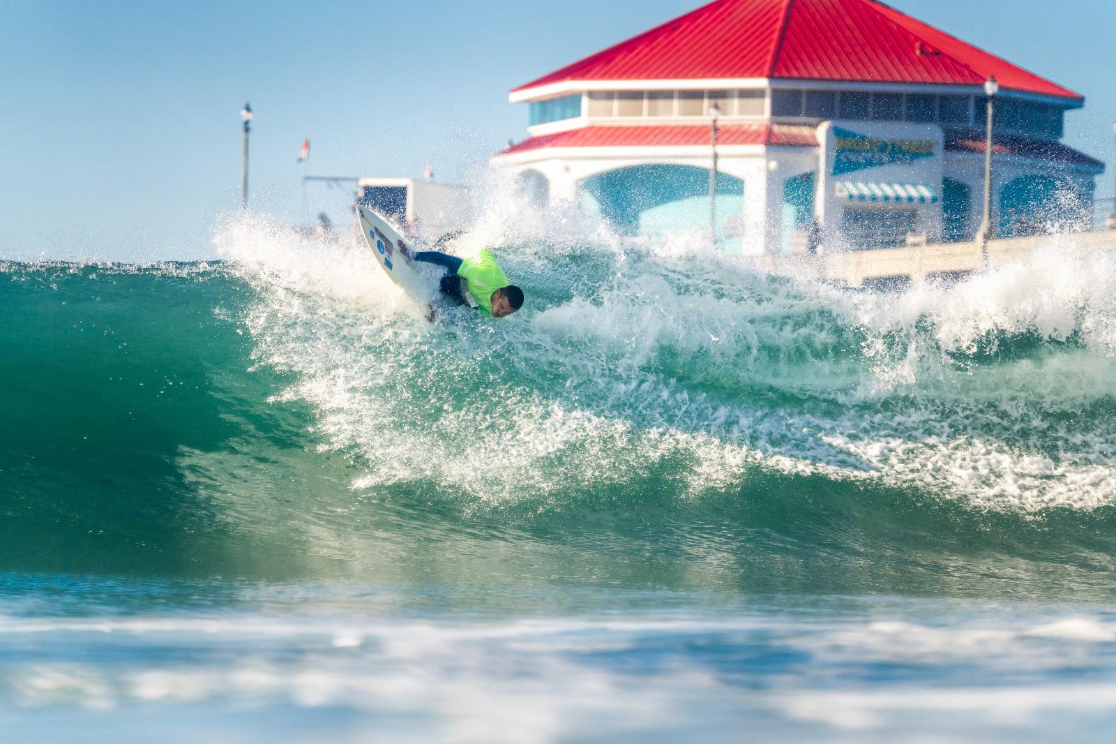 $!Mazatleco ‘Shutama’ Díaz, satisfecho tras quinto lugar en Mundial de Para Surfing 2024