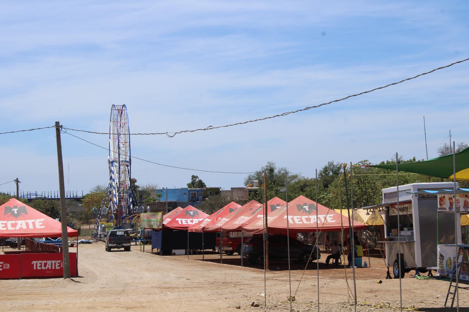 $!Declaran todo listo para inaugurar la Feria de la Primavera de El Rosario