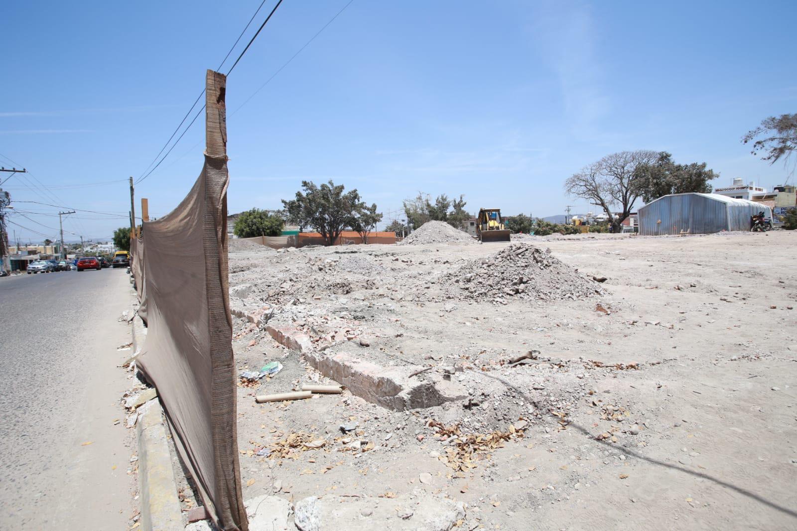 $!¿Qué se construye donde estaba Seguridad Pública en la Colonia Juárez?