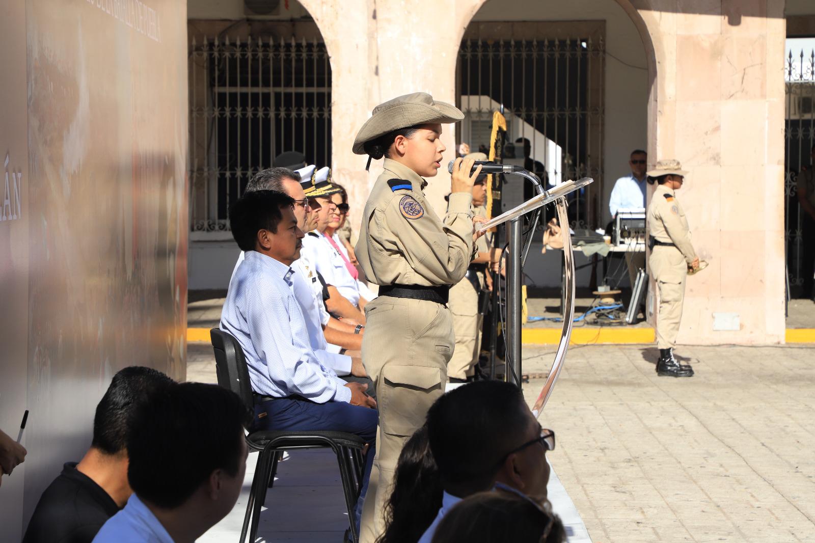 $!Conmemoran en Mazatlán el 162 aniversario de la Batalla de Puebla