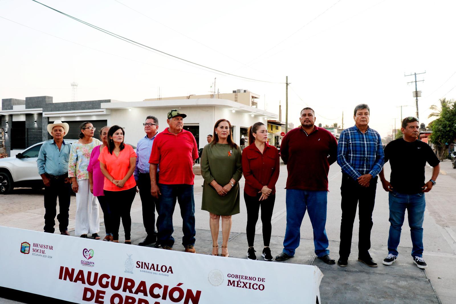 $!Inauguran la calle José María Morelos y Pavón, en Isla del Bosque, Escuinapa