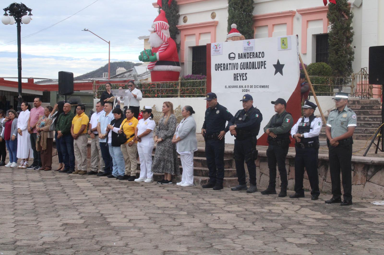 $!Autoridades dan banderazo de inicio de operativo Guadalupe-Reyes en Rosario