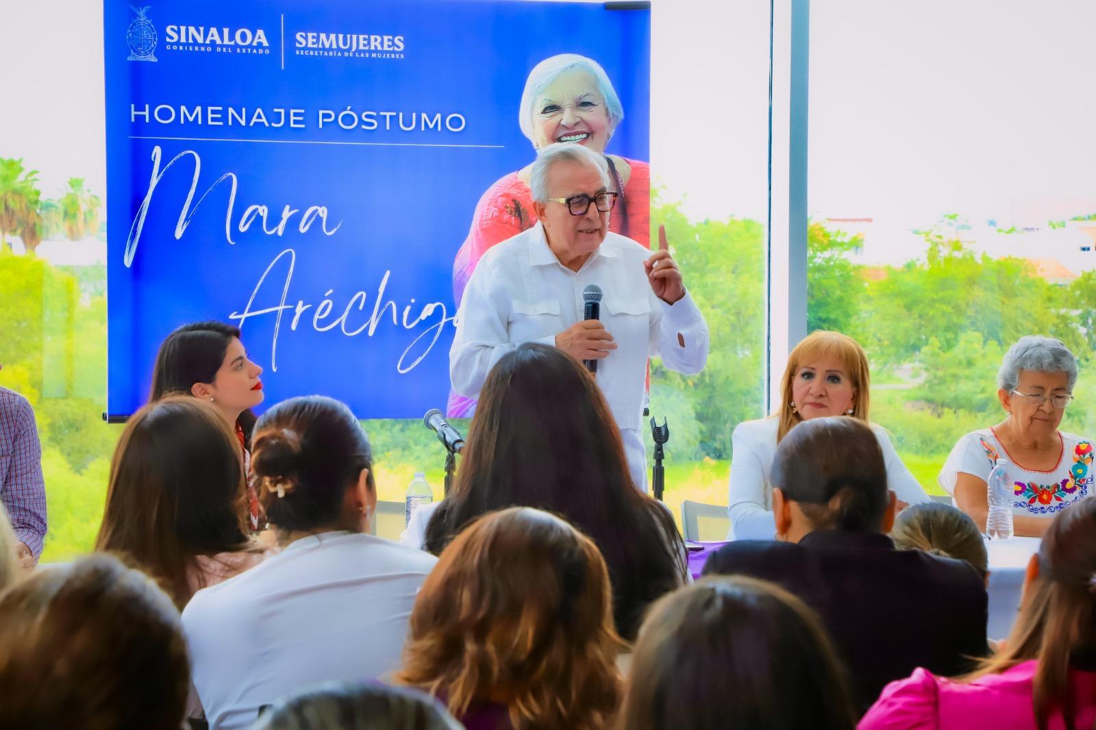 $!Realizan homenaje póstumo a Mara Aréchiga, precursora del feminismo en Sinaloa