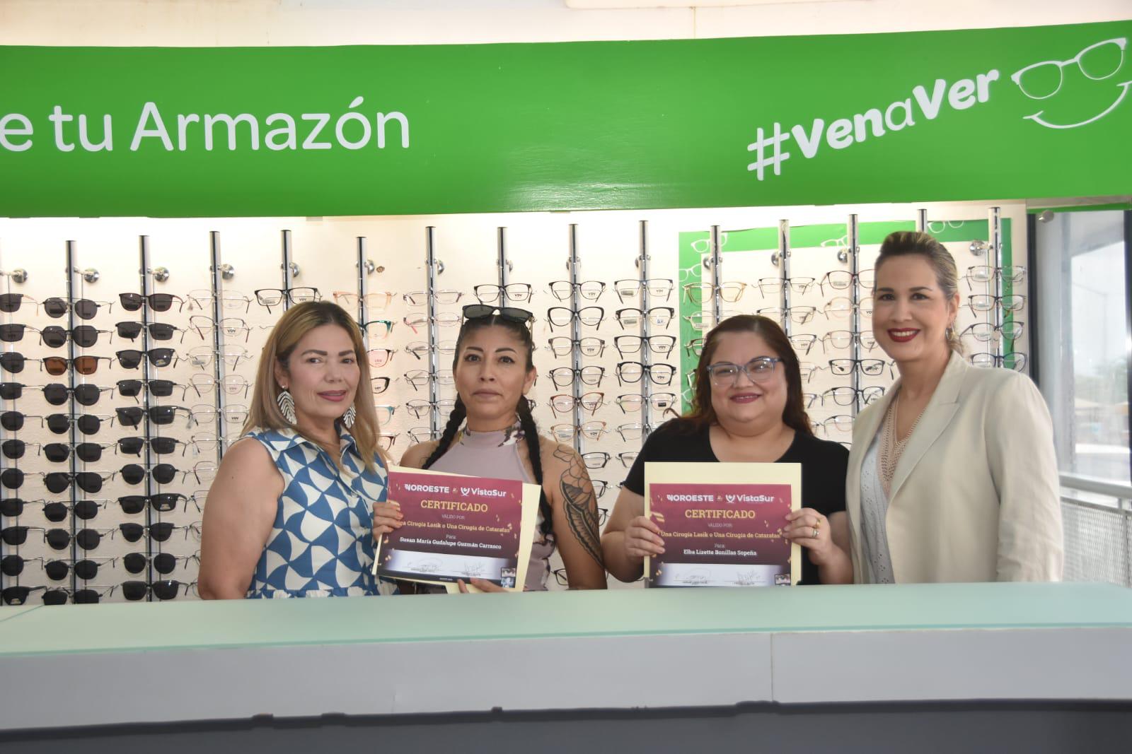 $!Lizette y Susan renovarán su vista gracias a VistaSur y Noticiero Noroeste