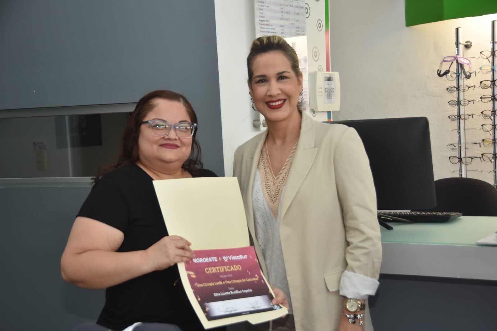 $!Lizette y Susan renovarán su vista gracias a VistaSur y Noticiero Noroeste