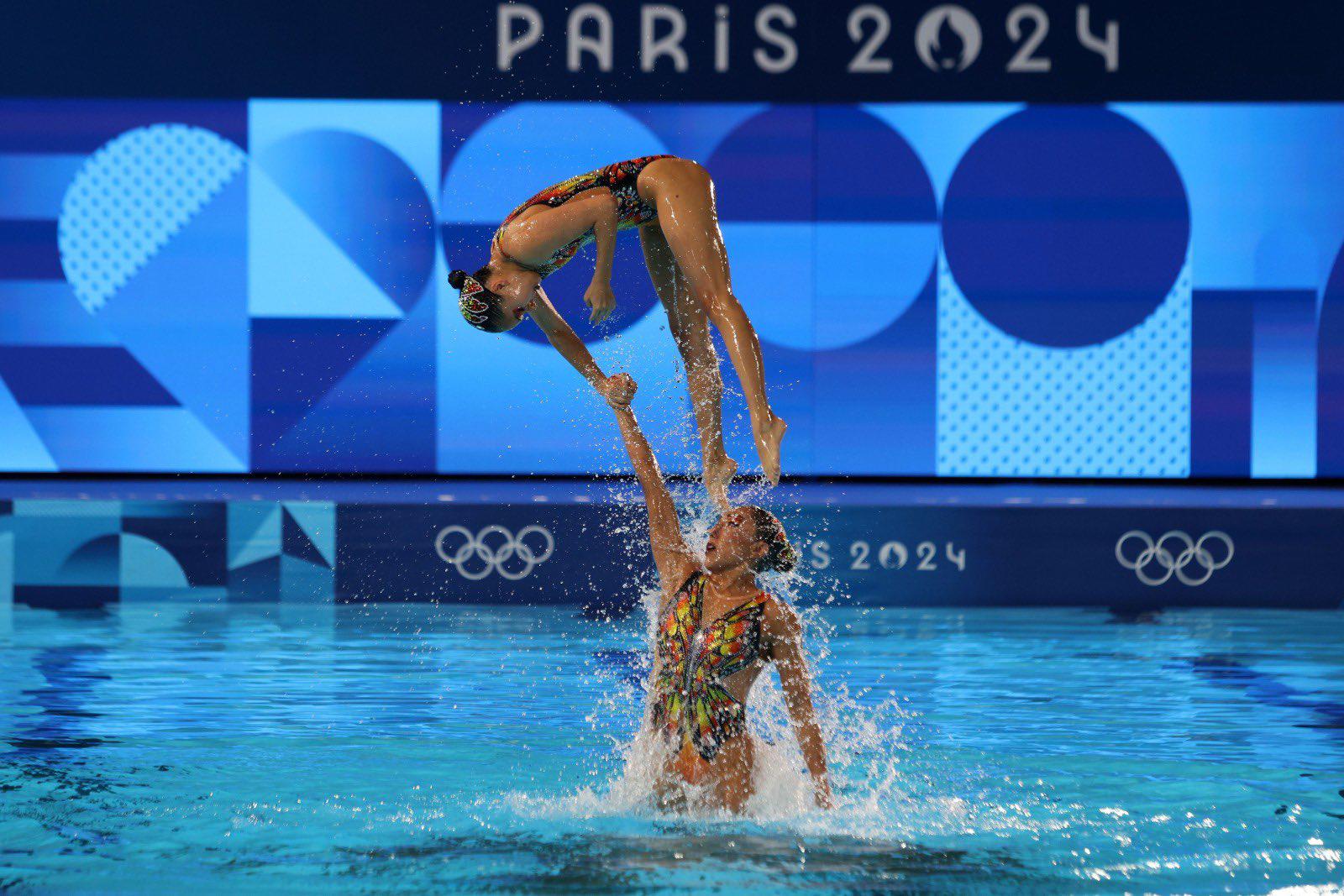 $!Natación artística, octavo lugar por equipos tras rutina libre en París 2024