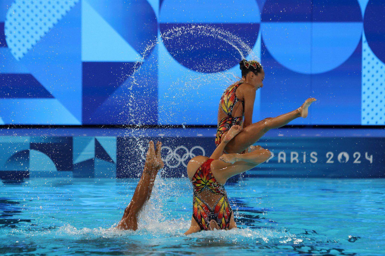 $!Natación artística, octavo lugar por equipos tras rutina libre en París 2024