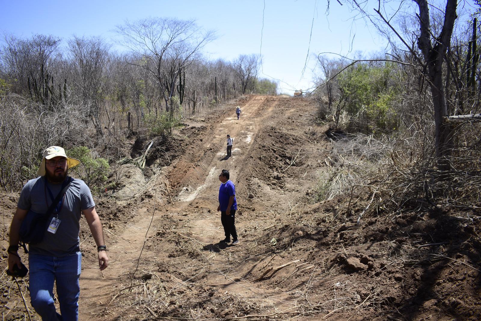 $!Denuncian devastación de flora y dos arroyos en Palos Blancos, en Culiacán