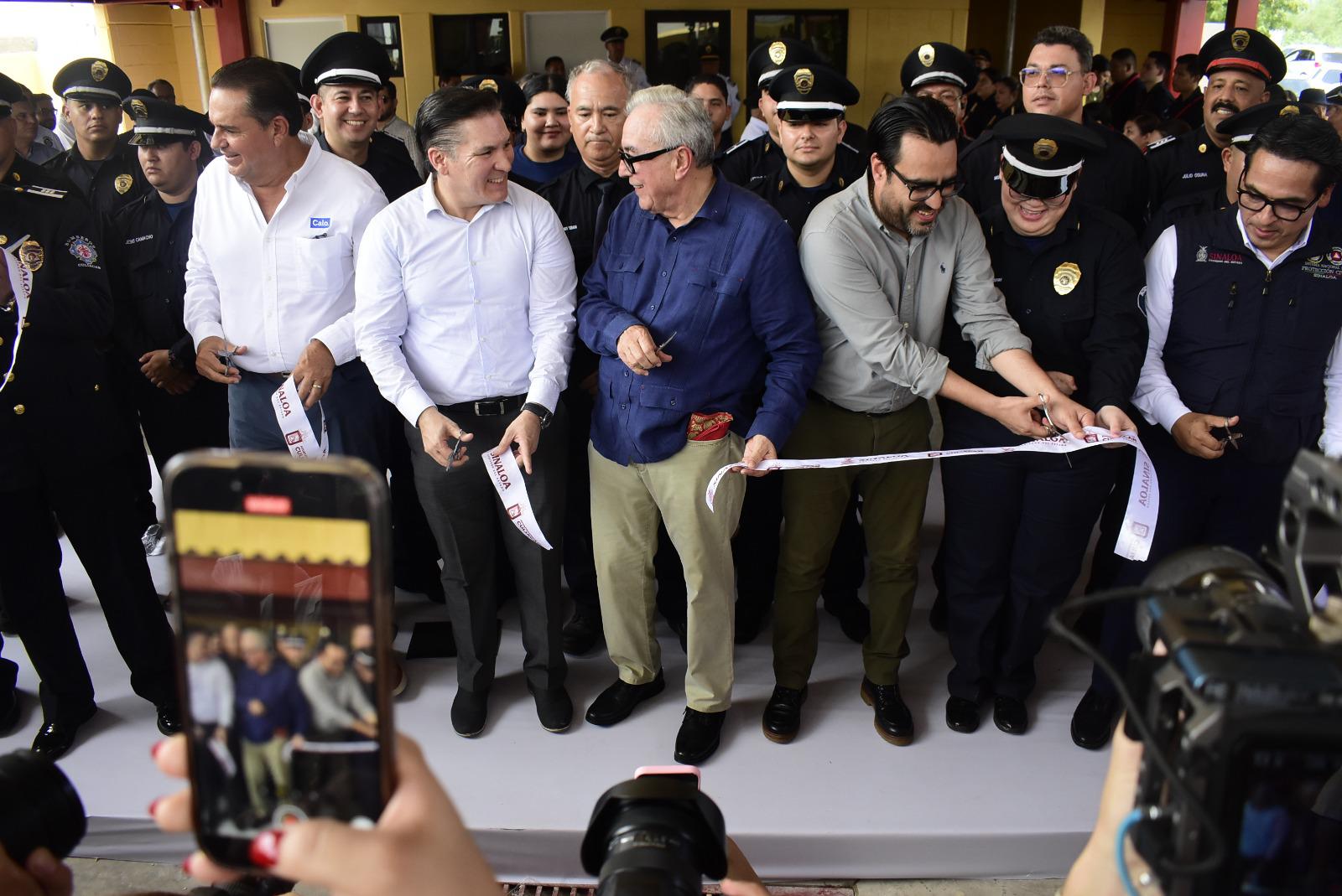 $!Inauguran estación de bomberos en sector La Conquista, en Culiacán