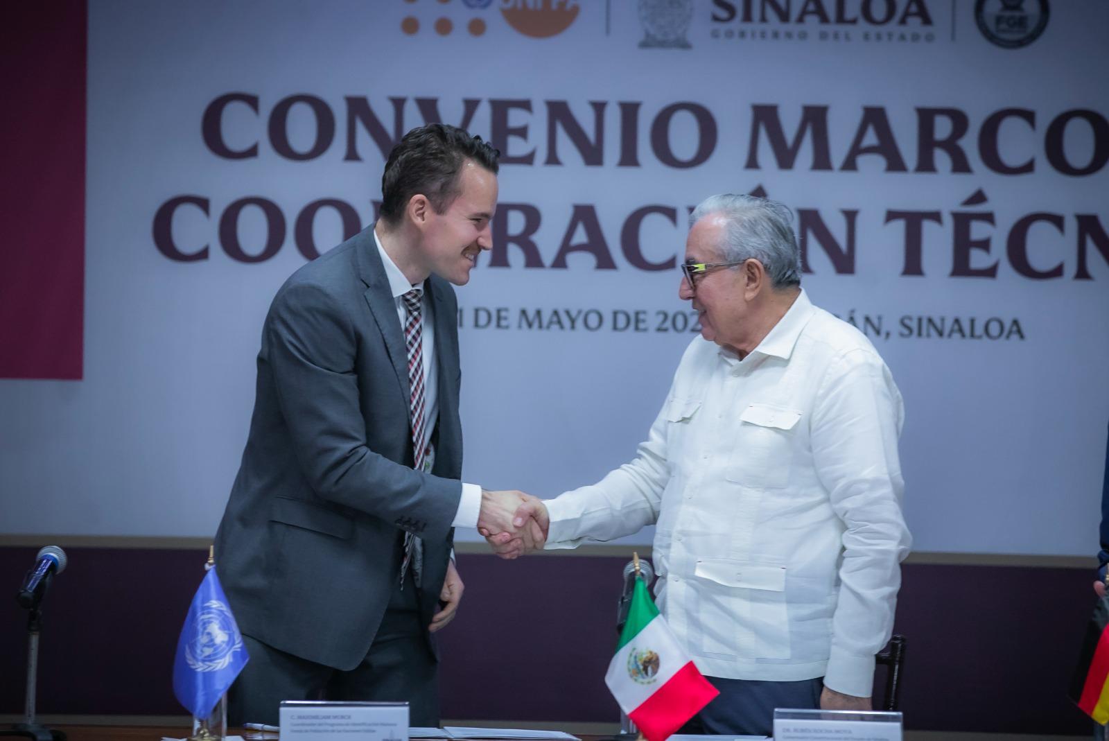 $!Firman Sinaloa y la ONU convenio por desaparecidos