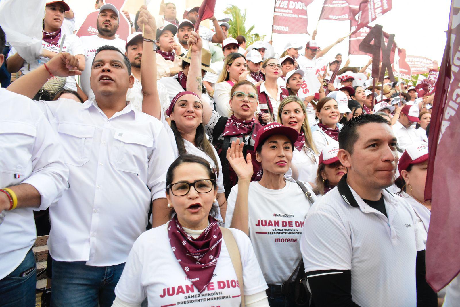 $!Cierra Gámez Mendívil campaña por la alcaldía de Culiacán arropado por Morena