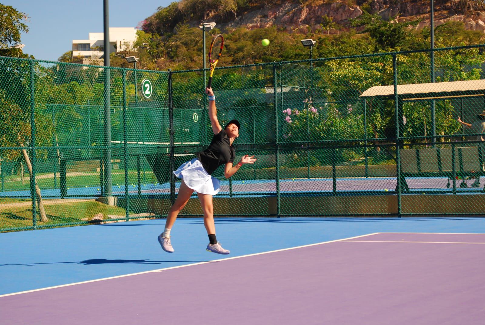 $!Muestran dominio en el cierre del Circuito Imdem de Tenis