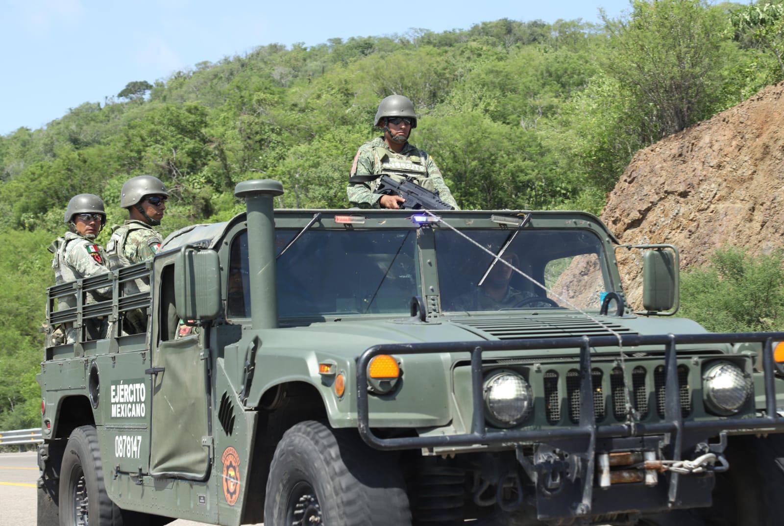 $!Llegan esta tarde a Mazatlán elementos del Ejército Mexicano para reforzar la seguridad en Sinaloa