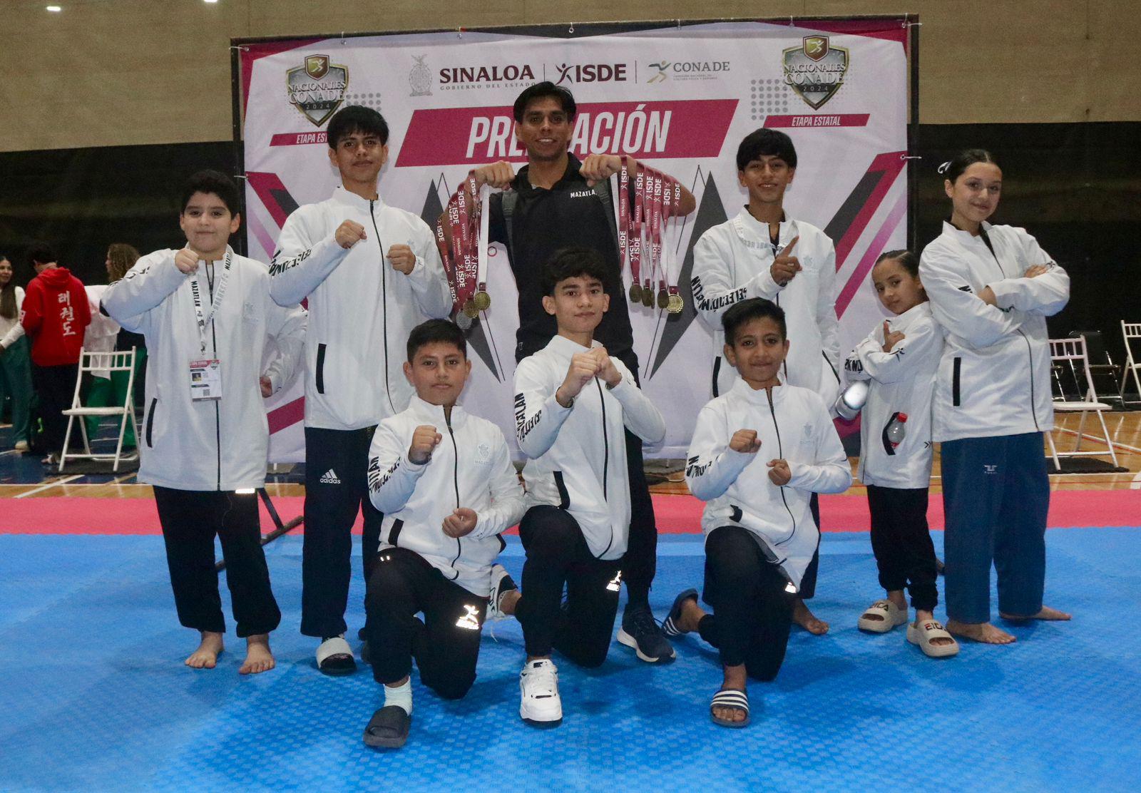 $!Adelanta con cinco oros y una plata la representación de Mazatlán en el poomsae