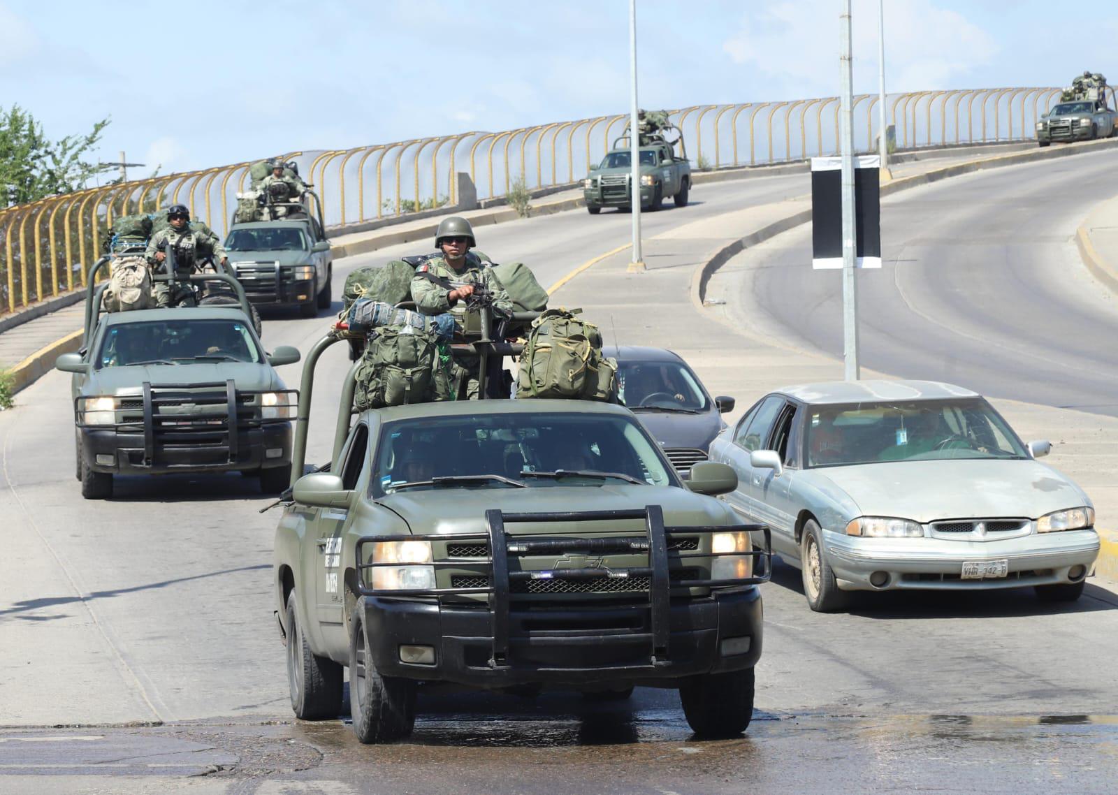 $!Llegan esta tarde a Mazatlán elementos del Ejército Mexicano para reforzar la seguridad en Sinaloa