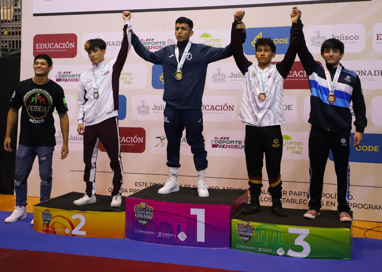 $!Sinaloa logra medallas en tiro con arco y luchas asociadas de los Nacionales Conade