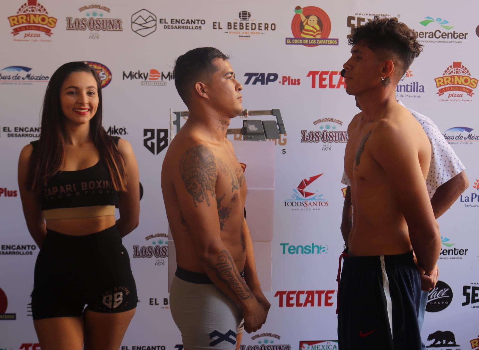 $!Pugilistas de ‘Sangre Nueva 2’ vencen a la báscula