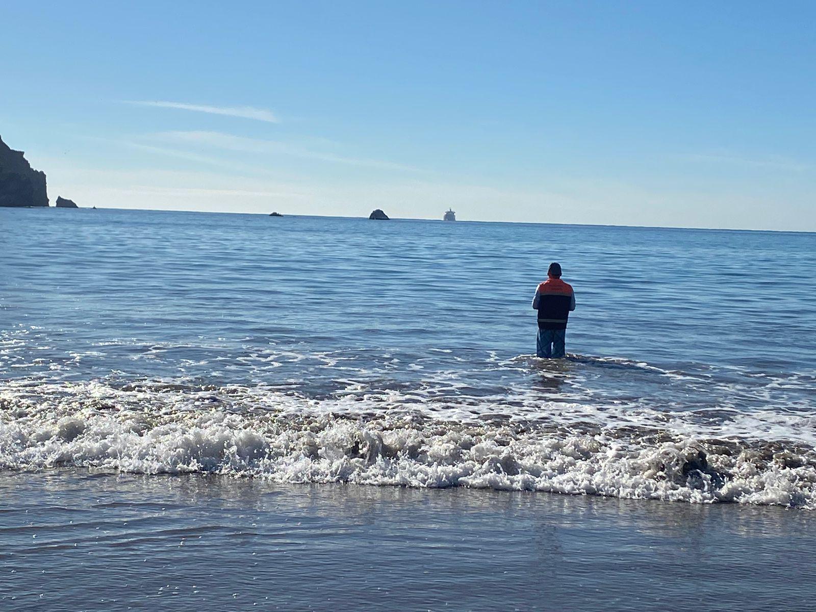 $!Exhorta Coepriss no ingresar a la playa de Olas Altas por el alto nivel de contaminación