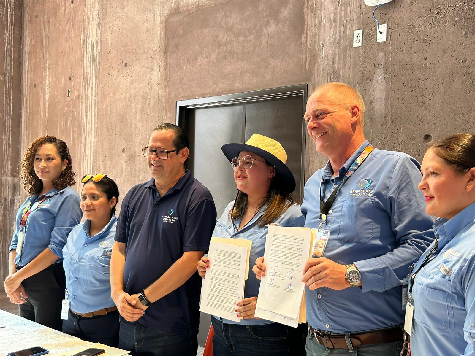 $!Gran Acuario Mazatlán Mar de Cortés y SUCEDE trabajan en pro de la tortuga marina y la salud de los mares