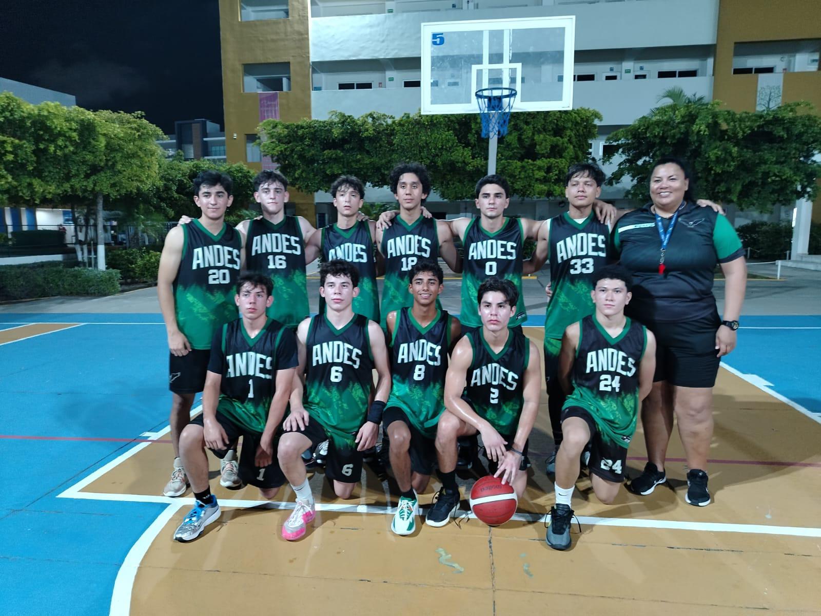 $!Colegio Andes alcanza la cima del baloncesto de la Olimpiada Deportiva Estudiantil