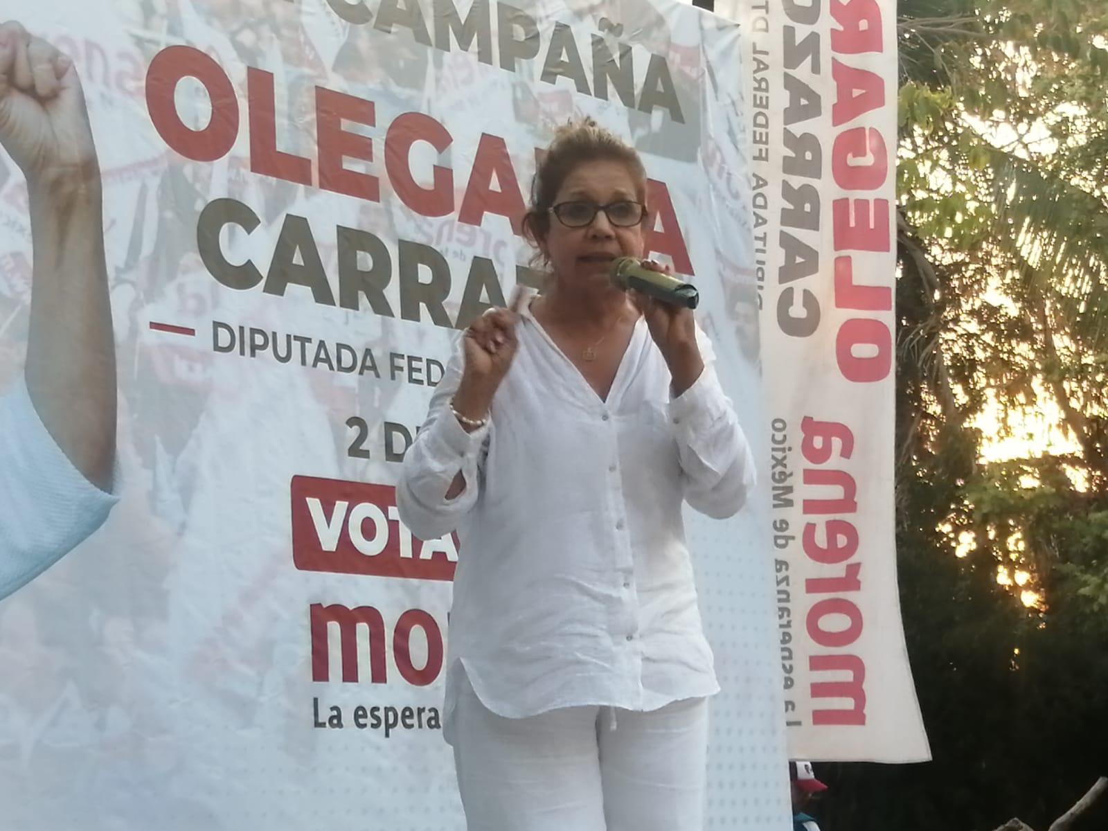 $!Olegaria Carrazco cierra campaña en Mazatlán entre promesas de progreso