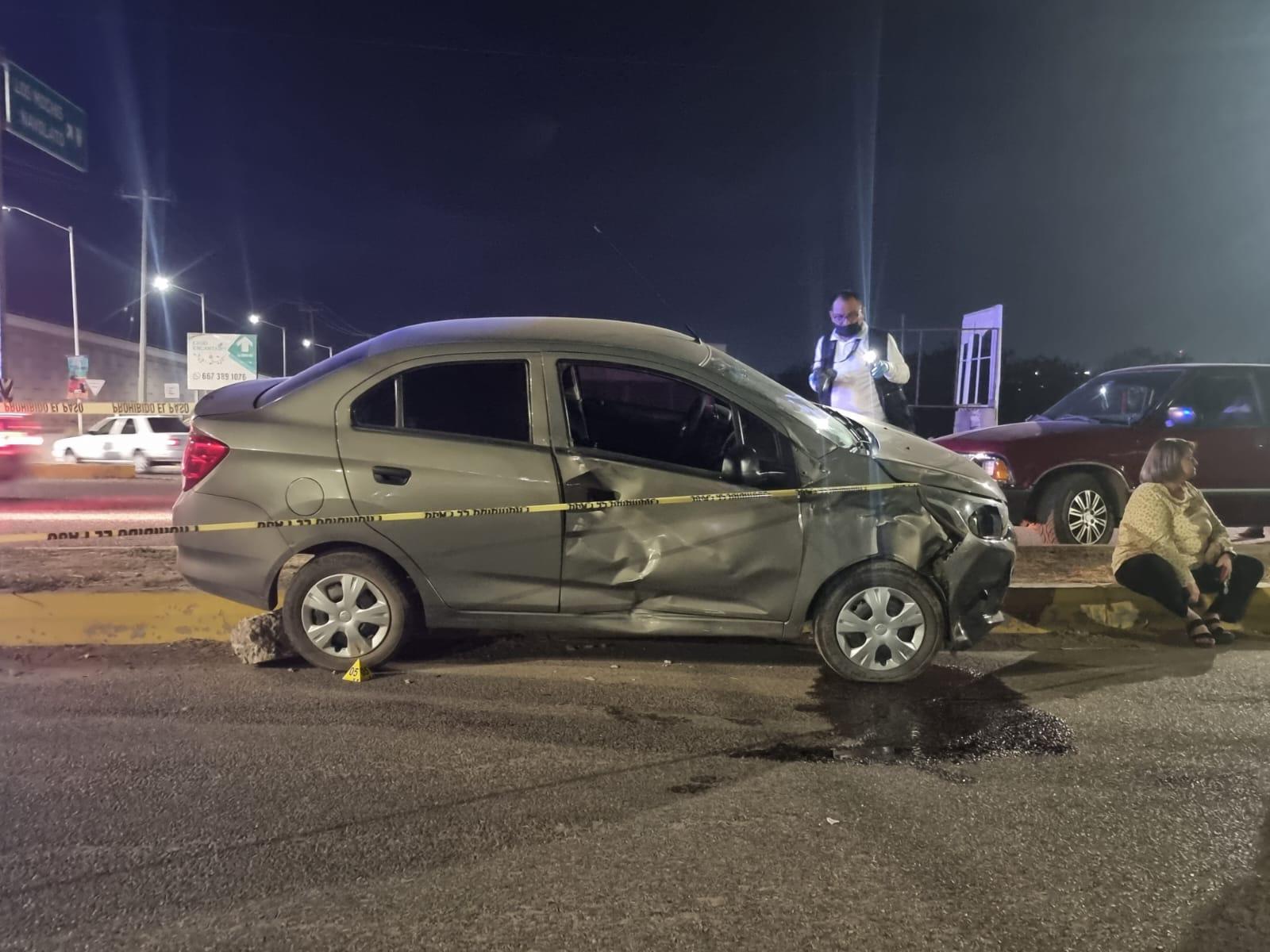 $!Muere motociclista en choque en La Costerita, en Culiacán