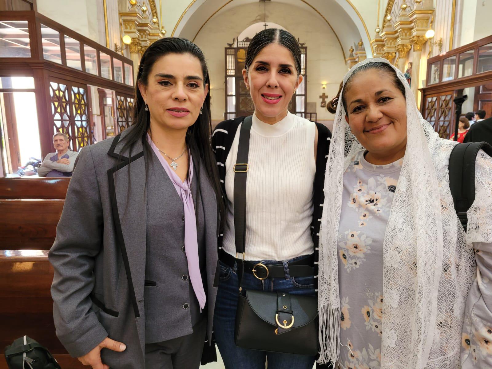 $!Janett Romero Aragón, Rosalba López Acuña y Bertha Delia Alatorre López.