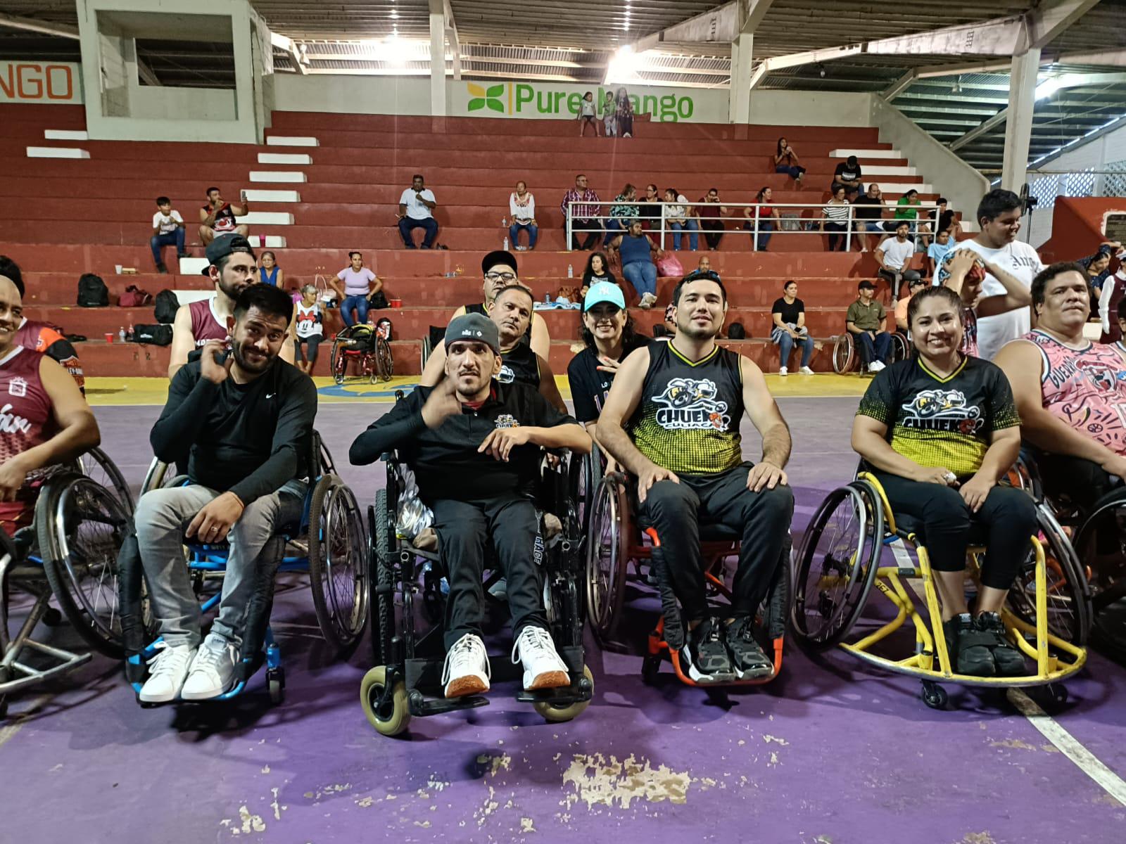 $!Arranca en Escuinapa la Liga de Basquetbol sobre Sillas de Ruedas, en homenaje a Yiyo Grave