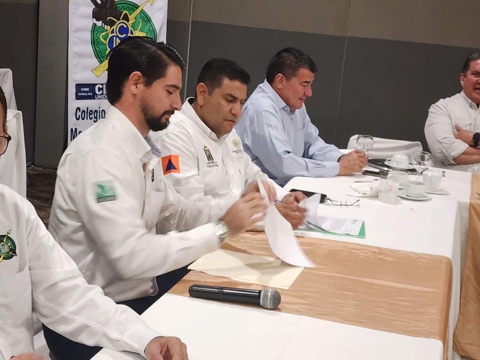 $!Firman convenio PC de Culiacán y Colegio de Ingenieros Mecánicos Electricistas de Sinaloa