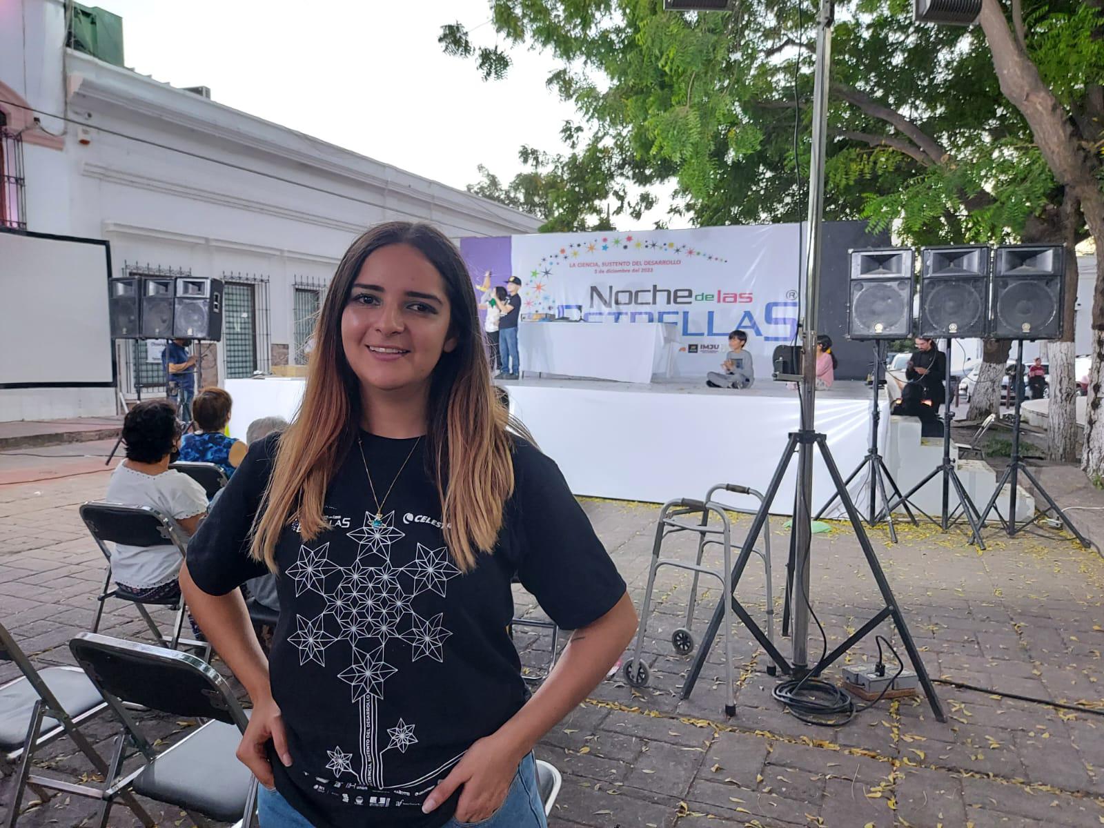 $!Daniela Gallardo, presidenta de la Asociación Sinaloense de Astronomía.