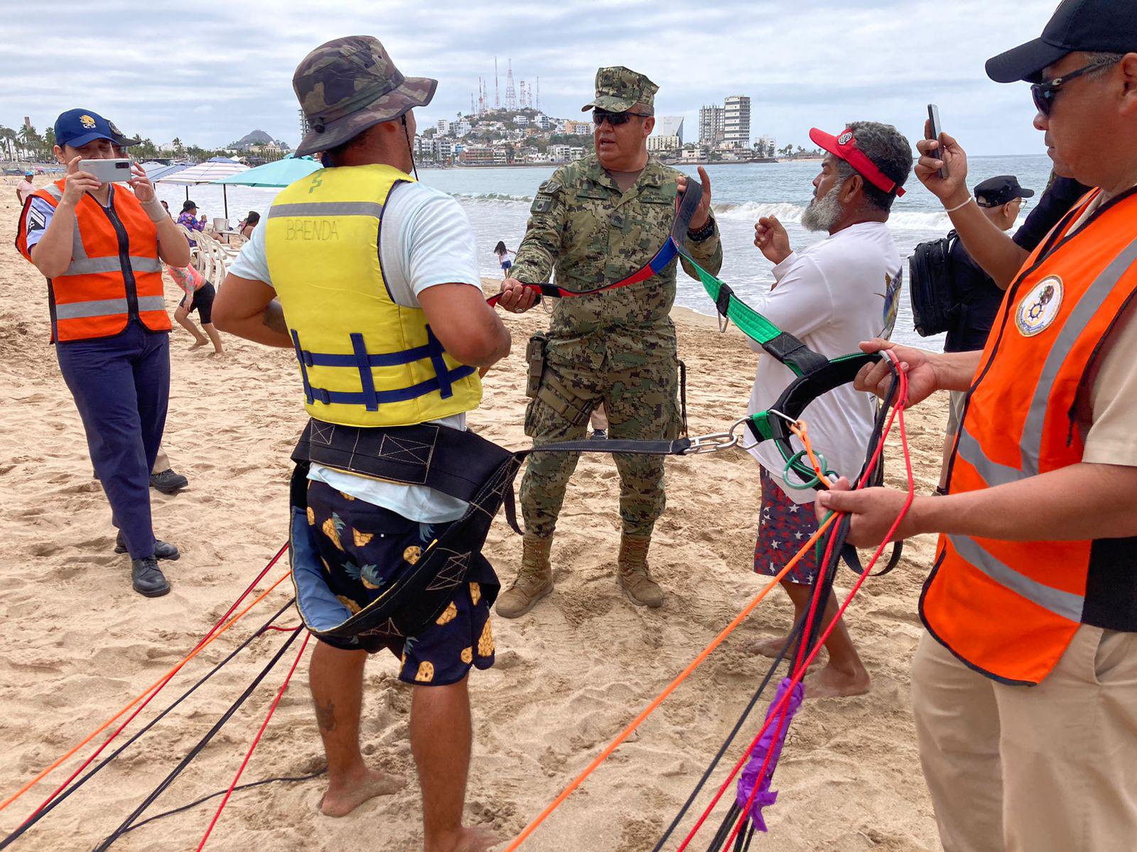 $!Implementa Capitanía de Puerto de Mazatlán operativo de revisión de paracaídas