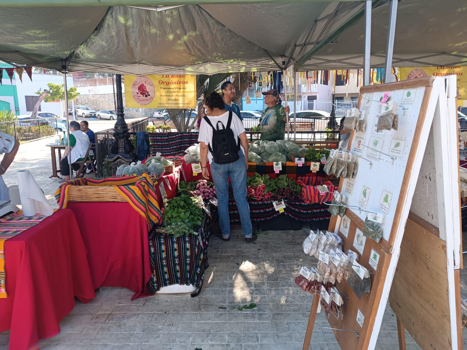 $!De miel, quesos y papitas exóticas: La variedad del Mercado Orgánico de Mazatlán