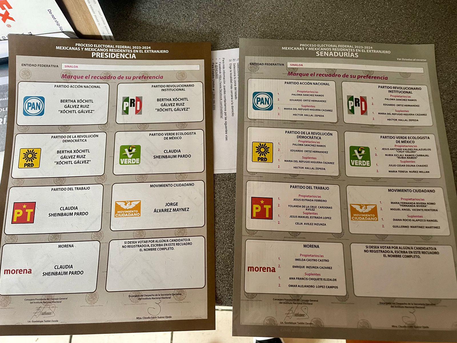 $!Desde Irlanda, mazatleca votó en las elecciones de México