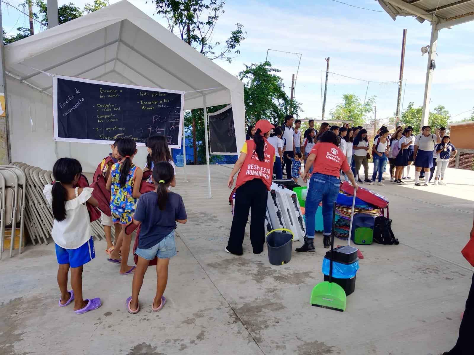 $!‘Quiero olvidarme de Otis’, claman los niños de Acapulco tras el huracán