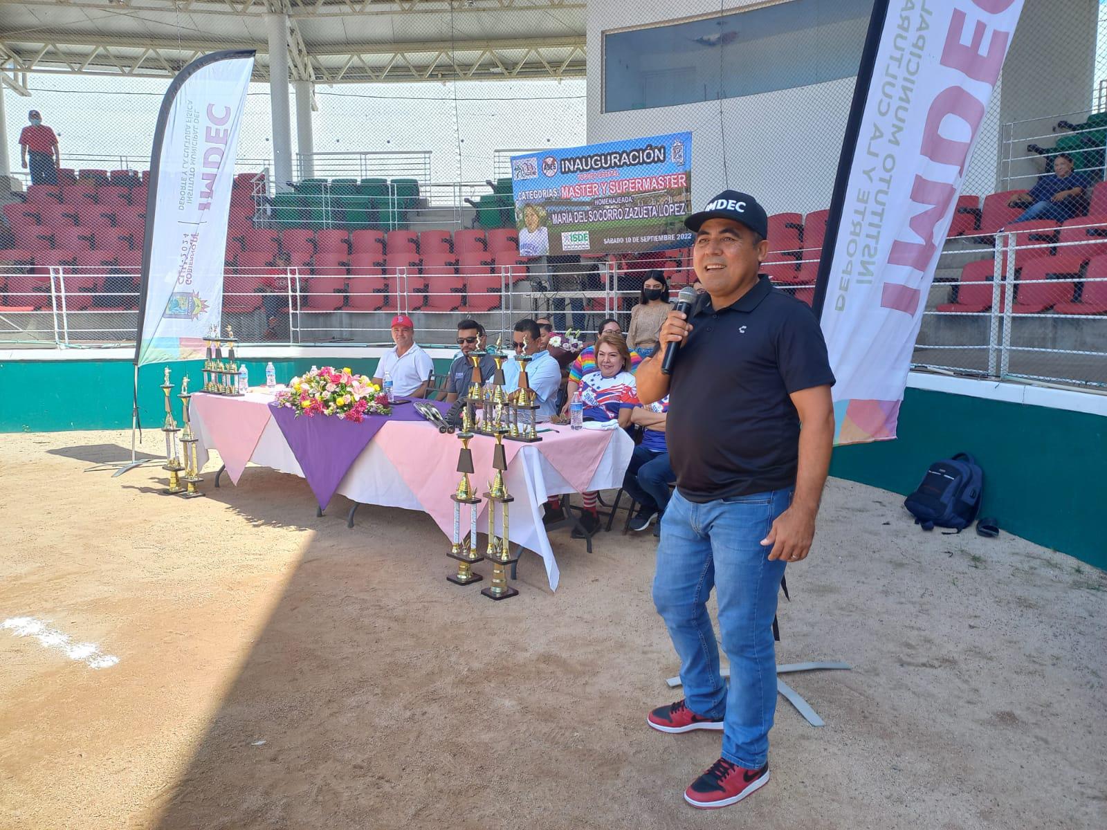 $!Inauguran Estatal de Softbol Femenil Máster y Supermáster en honor a ‘Choco’ Zazueta