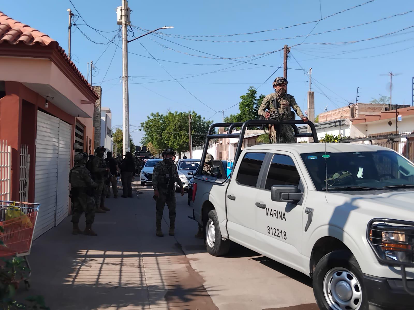 $!Ejército y Marina montan operativos en diferentes sectores de Culiacán